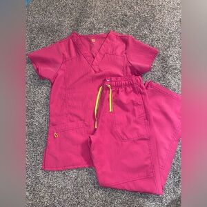 Pink Women’s Scrub Set Wink